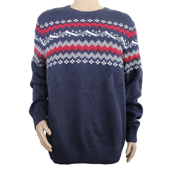 🆕 1/$20 or 2/$30 NWT Mens Fairisle Winter Sweaters - Size L - Picture 4 of 11